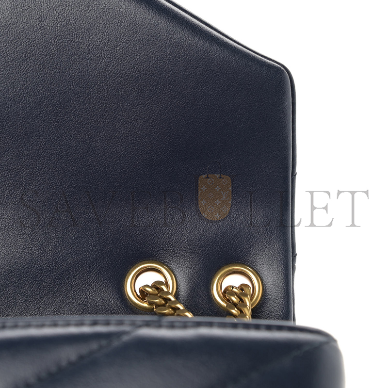 YSL LOULOU SMALL CHAIN BAG IN QUILTED LEATHER 4946991088297 (23*17*9cm)