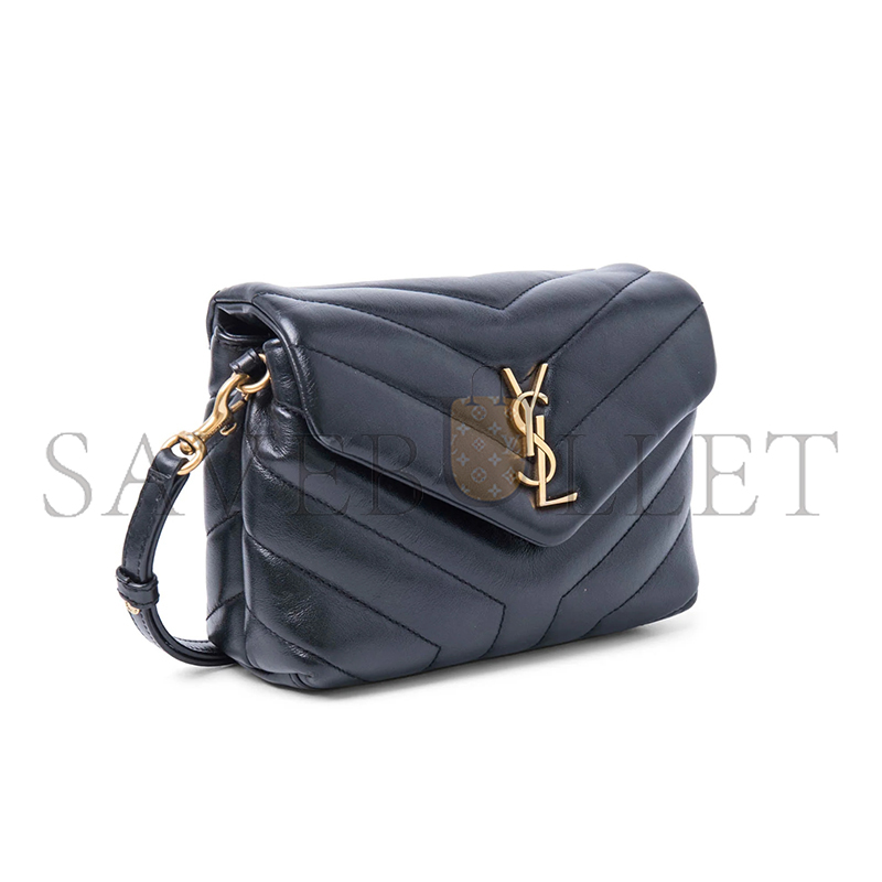 YSL TOY LOULOU LEATHER SHOULDER BAG 678401DV7074227 (20*14*7cm)