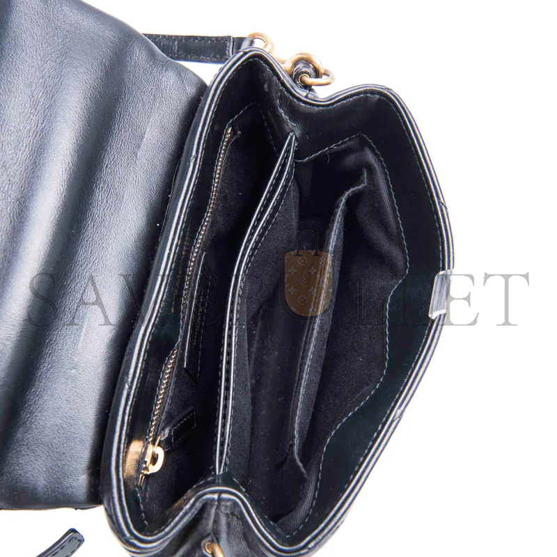YSL TOY LOULOU LEATHER SHOULDER BAG 678401DV7074227 (20*14*7cm)