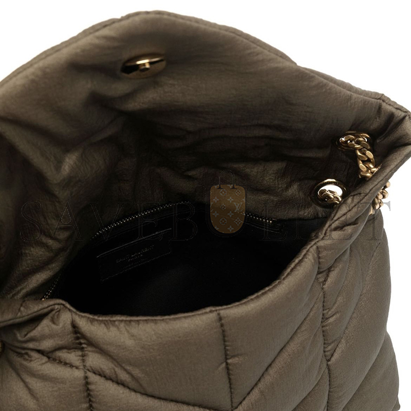 YSL PUFFER SMALL CHAIN BAG IN NYLON 577476352204 (29*17*11cm)