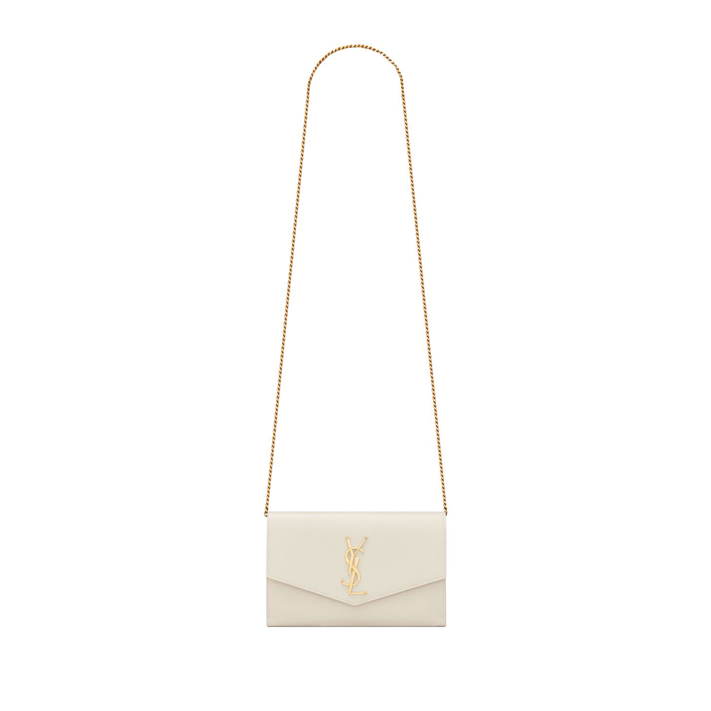YSL UPTOWN CHAIN WALLET IN GRAIN DE POUDRE EMBOSSED LEATHER 6077881GF0J9207 (19*12*3cm) YSL UPTOWN CHAIN WALLET IN GRAIN DE POUDRE EMBOSSED LEATHER 6077881GF0J9207 (19*12*3cm)