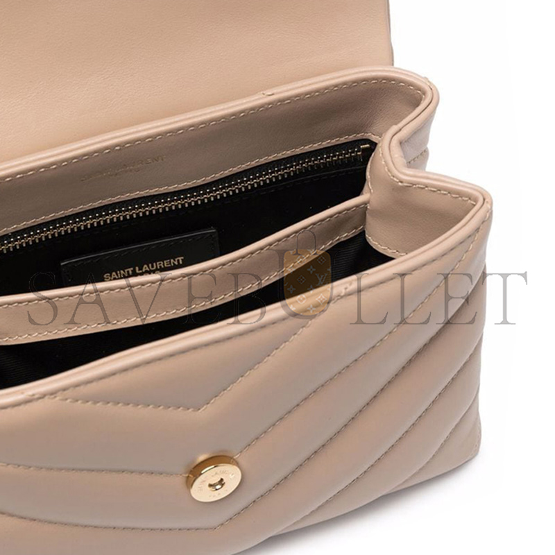 YSL TOY LOULOU LEATHER SHOULDER BAG 678401DV7072721 (20*14*7cm)