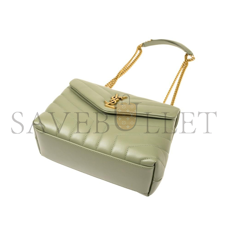 YSL LOULOU SMALL CHAIN BAG IN QUILTED LEATHER 494699DV7273317 (23*17*9cm)