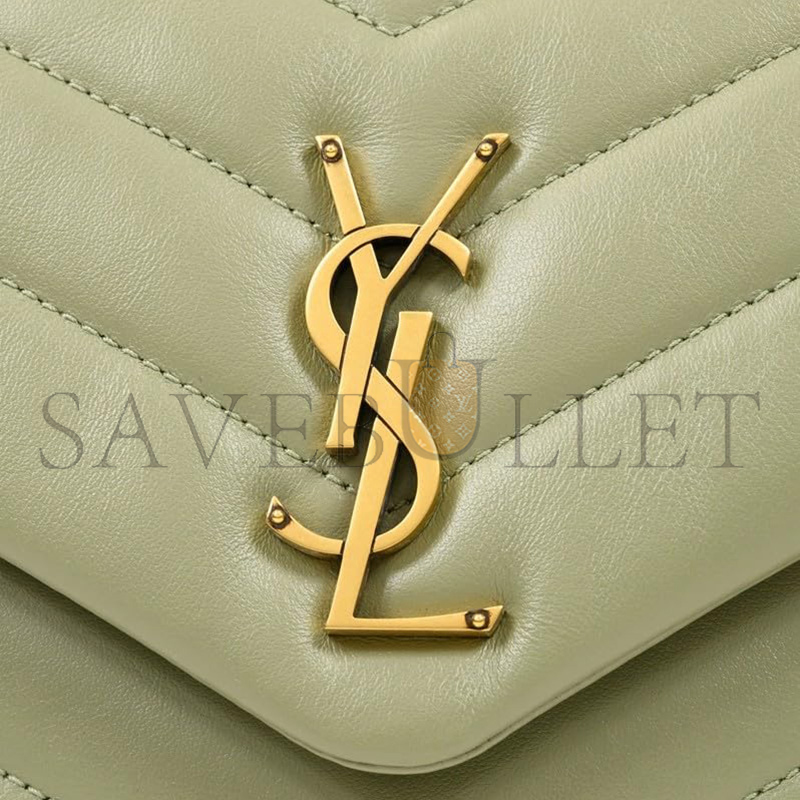 YSL LOULOU SMALL CHAIN BAG IN QUILTED LEATHER 494699DV7273317 (23*17*9cm)