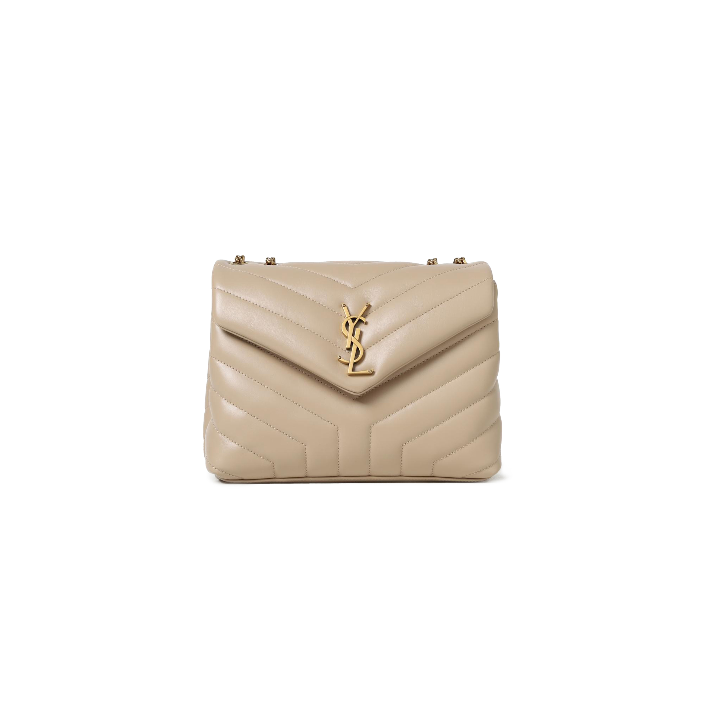 YSL LOULOU SMALL CHAIN BAG IN QUILTED LEATHER 494699654410 (23*17*9cm)