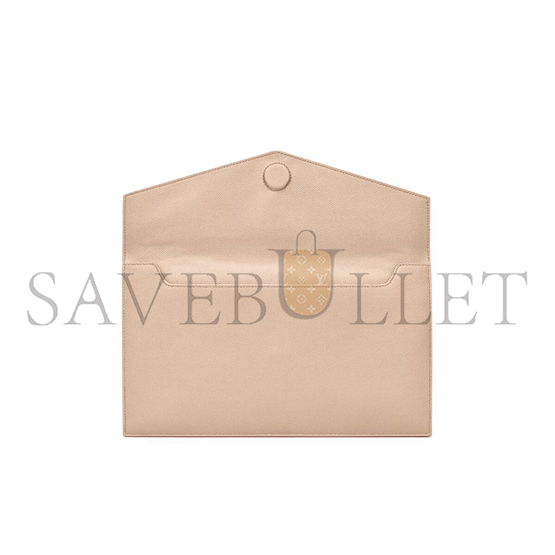 YSL UPTOWN POUCH IN GRAIN DE POUDRE LEATHER 5657391GF0J2721 (27*16*2cm)