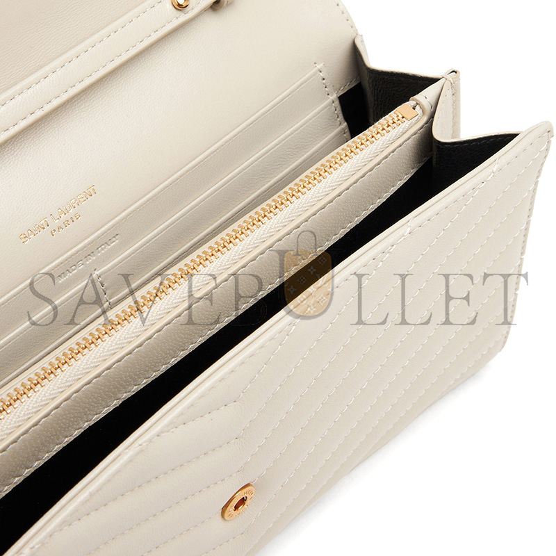YSL CLASSIC CASSANDRE CHAIN WALLET IN LAMBSKIN 377828AAA449207 (22.5*14*4cm)