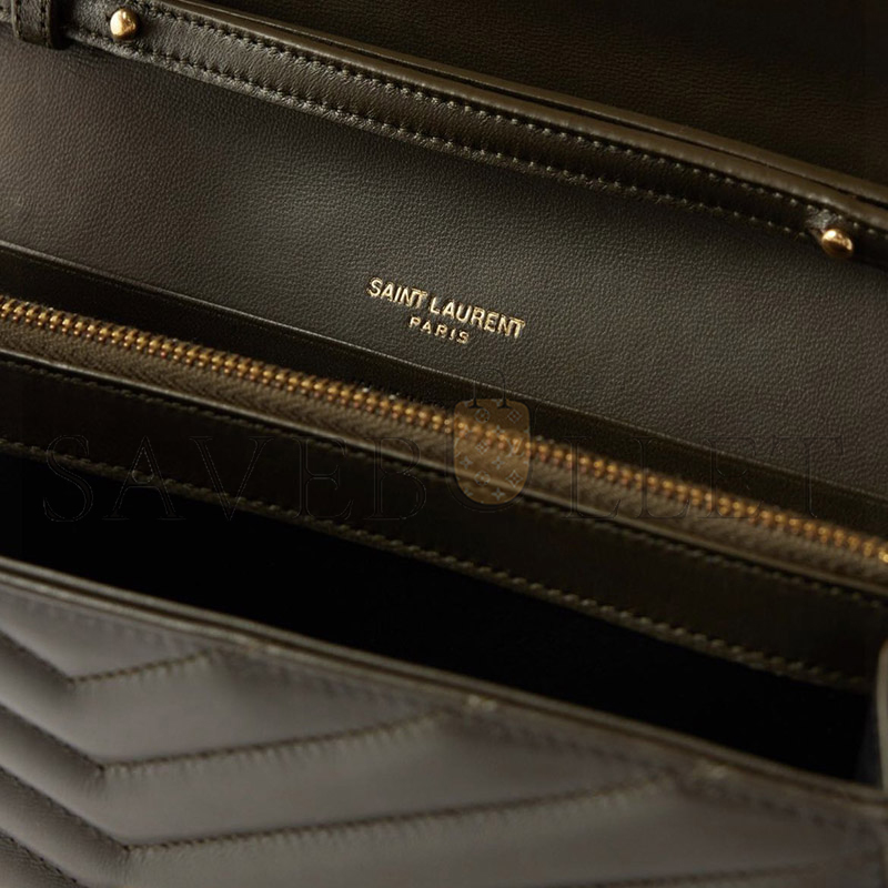YSL CLASSIC CASSANDRE CHAIN WALLET IN LAMBSKIN 377828305408 (22.5*14*4cm)