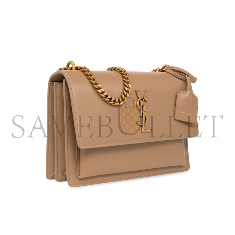 YSL SUNSET MEDIUM IN SMOOTH LEATHER 442906D420W2646 (22*16*6.5cm)