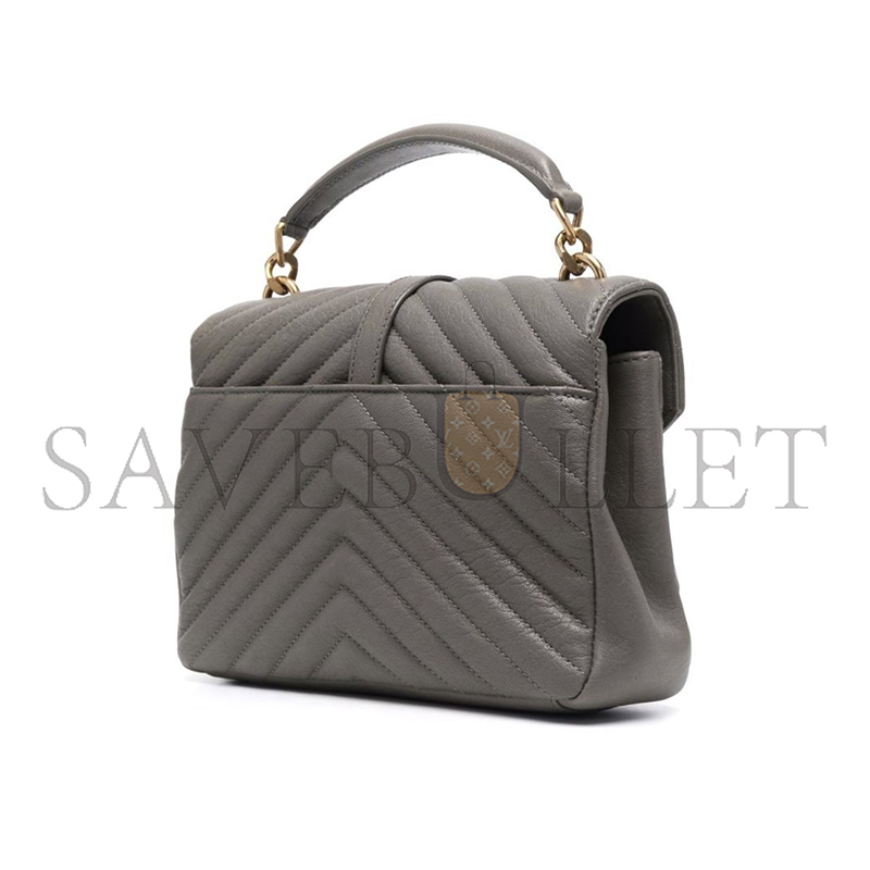 YSL COLLEGE MEDIUM IN QUILTED LEATHER 392737500489 (24*17*6.5cm)