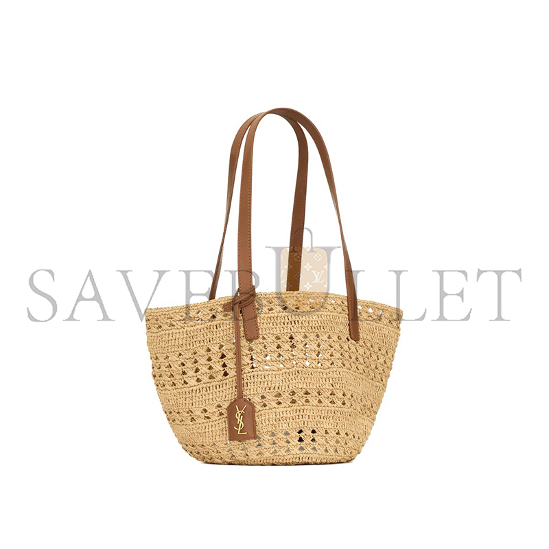YSL PANIER SMALL BAG IN RAFFIA 761461GAAAC2080 (22/44x22x20cm) YSL PANIER SMALL BAG IN RAFFIA 761461GAAAC2080 (22/44x22x20cm)