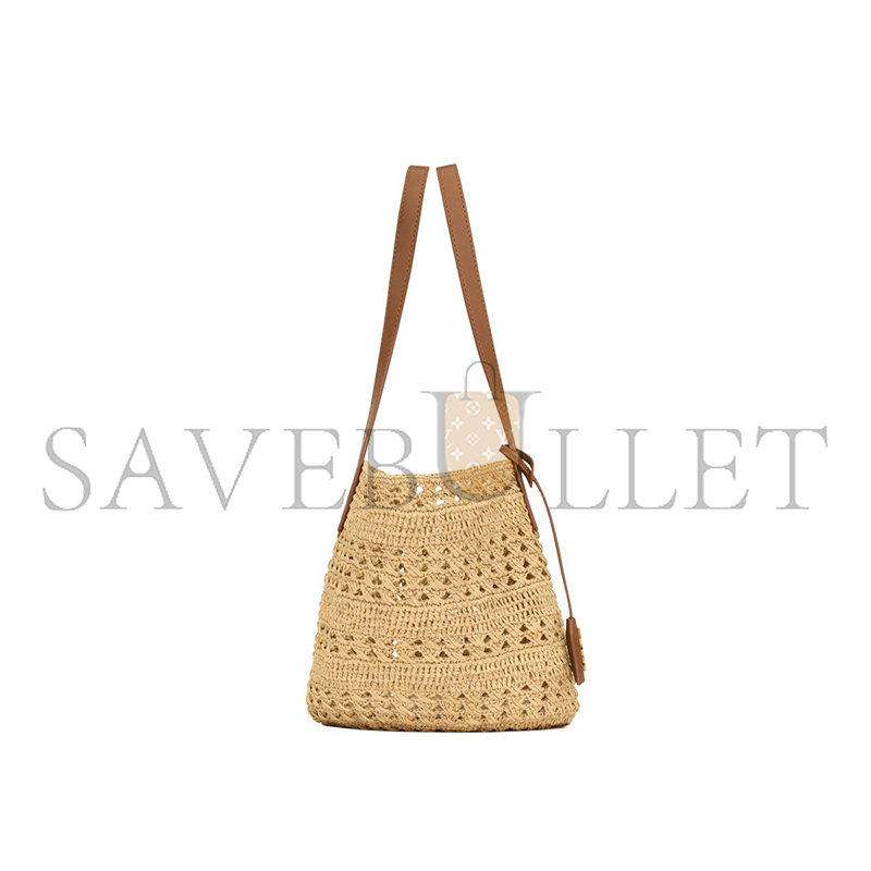 YSL PANIER SMALL BAG IN RAFFIA 761461GAAAC2080 (22/44x22x20cm) YSL PANIER SMALL BAG IN RAFFIA 761461GAAAC2080 (22/44x22x20cm)
