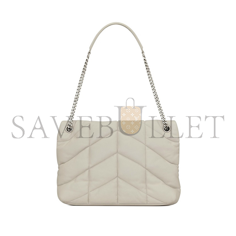 YSL PUFFER MEDIUM CHAIN BAG IN QUILTED LAMBSKIN 5774751EL009207 (35*23*13.5cm)