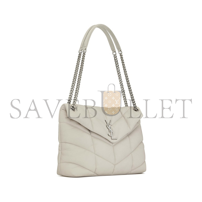 YSL PUFFER MEDIUM CHAIN BAG IN QUILTED LAMBSKIN 5774751EL009207 (35*23*13.5cm)