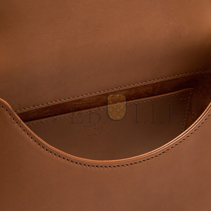 YSL VOLTAIRE TOP HANDLE IN CANVAS AND LEATHER 818896FACW69856 (17.5*21*8cm)