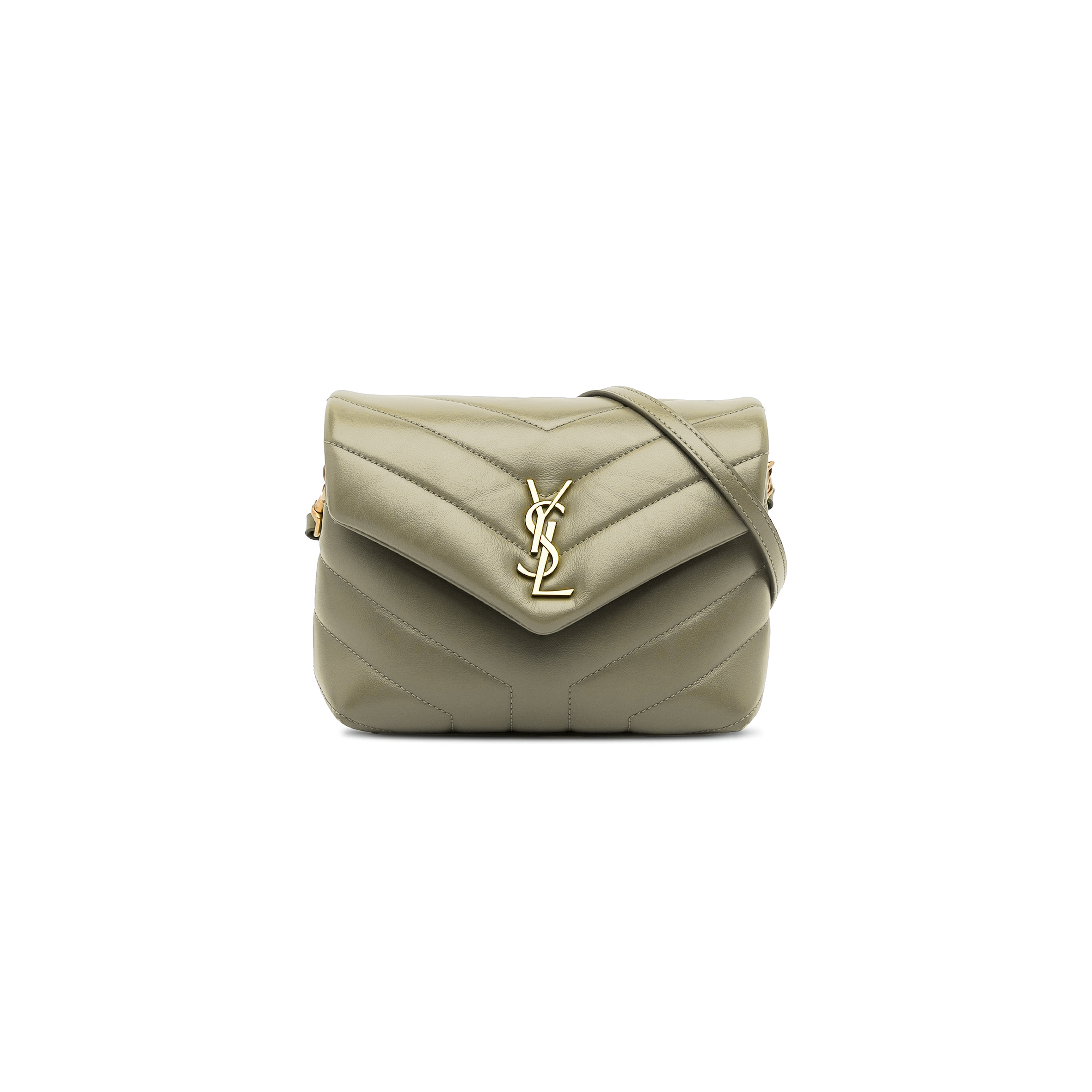 YSL TOY LOULOU SHOULDER BAG IN QUILTED LEATHER 457072500461 (20*14*7cm)