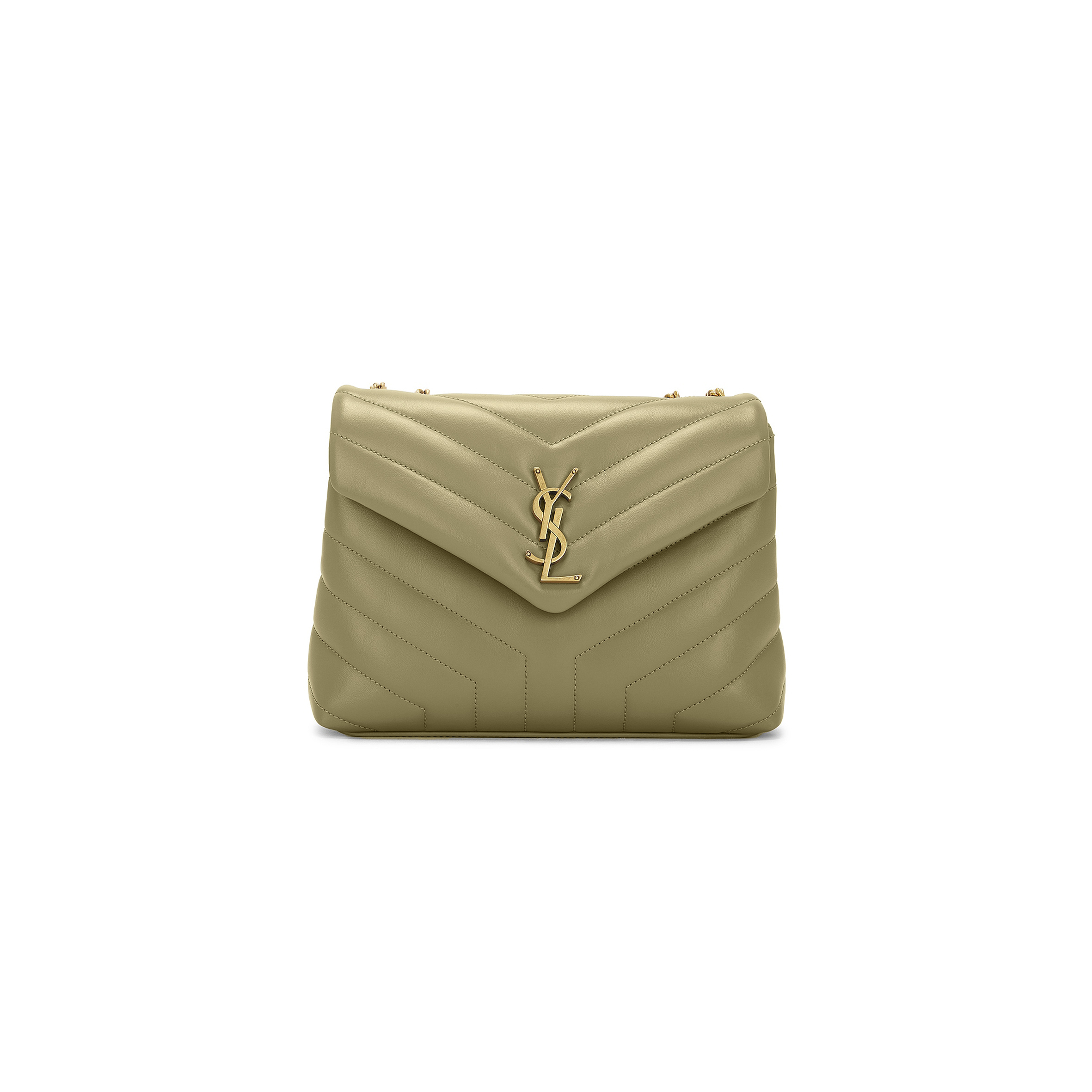 YSL LOULOU SMALL CHAIN BAG IN QUILTED LEATHER 494699306588 (23*17*9cm)