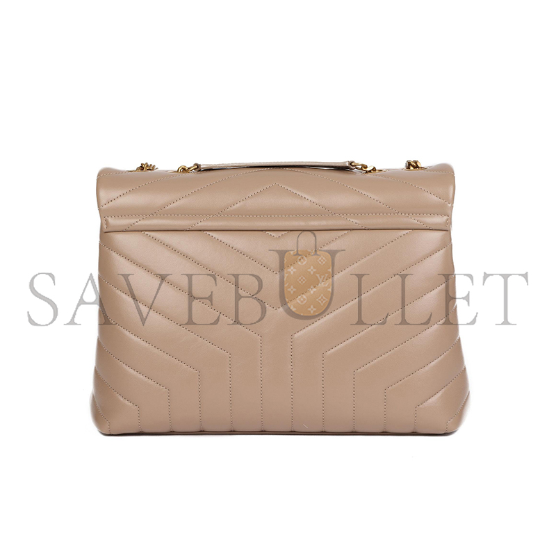 YSL LOULOU MEDIUM CHAIN BAG IN QUILTED LEATHER 487216574946 (32*22*11cm)