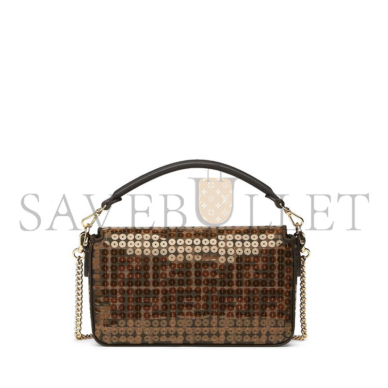 FENDI BAGUETTE GLITTER HANDBAG (19.5*11*5cm)