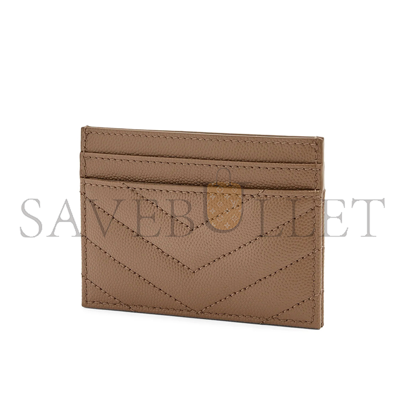 YSL CASSANDRE MATELASSÉ CARD CASE IN GRAIN DE POUDRE LEATHER 423291BOW012346 (10.5*7.5*0.5cm)
