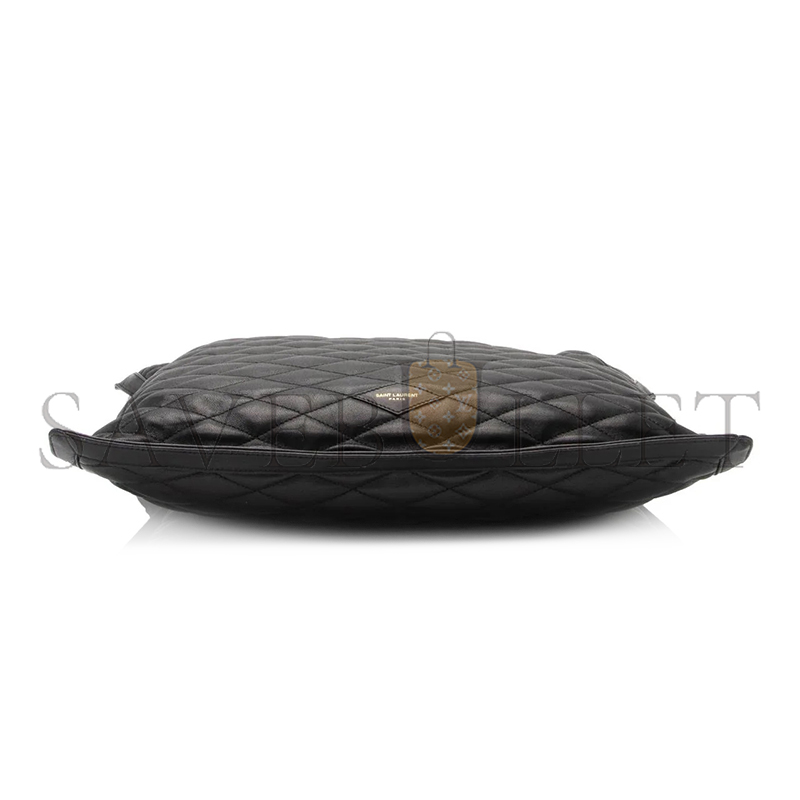 YSL LE POCHON MATELASSE IN QUILTED LAMBSKIN 7424401EL071000 (42*36.5*1cm)