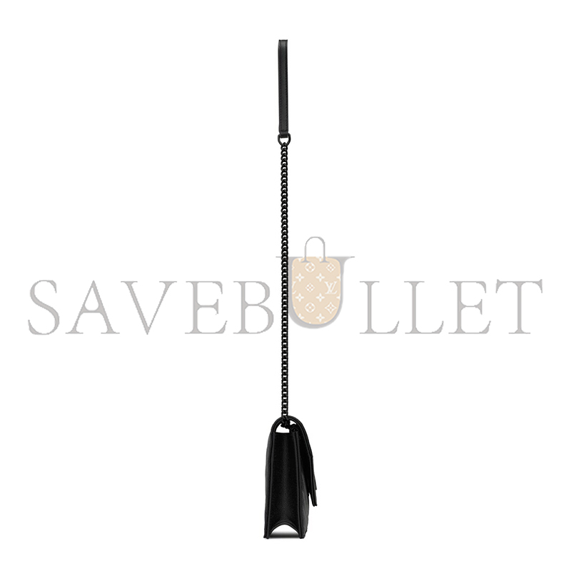 YSL CASSANDRE ENVELOPE CHAIN WALLET IN GRAIN DE POUDRE LEATHER 742920BOW081000 (19*12.5*3.5cm) YSL CASSANDRE ENVELOPE CHAIN WALLET IN GRAIN DE POUDRE LEATHER 742920BOW081000 (19*12.5*3.5cm)