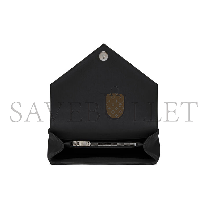 YSL COLLEGE MEDIUM IN QUILTED LEATHER 600279BRM041000 (24*17*6.5cm) YSL COLLEGE MEDIUM IN QUILTED LEATHER 600279BRM041000 (24*17*6.5cm)