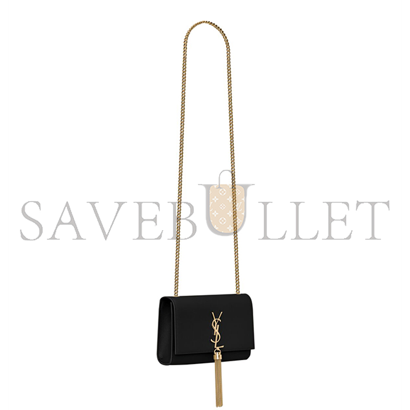 YSL KATE SMALL TASSEL IN GRAIN DE POUDRE EMBOSSED LEATHER 474366BOW0J1000 (20*12.5*5cm) YSL KATE SMALL TASSEL IN GRAIN DE POUDRE EMBOSSED LEATHER 474366BOW0J1000 (20*12.5*5cm)