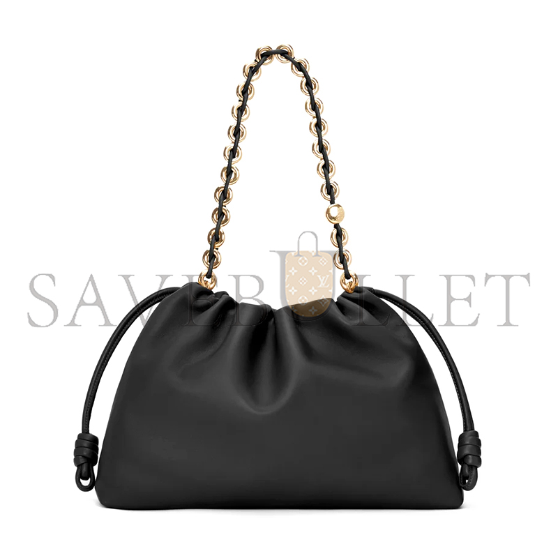 LOEWE LARGE FLAMENCO PURSE IN MELLOW NAPPA LAMBSKIN A411FPDX01-1100 (41*26*9cm)