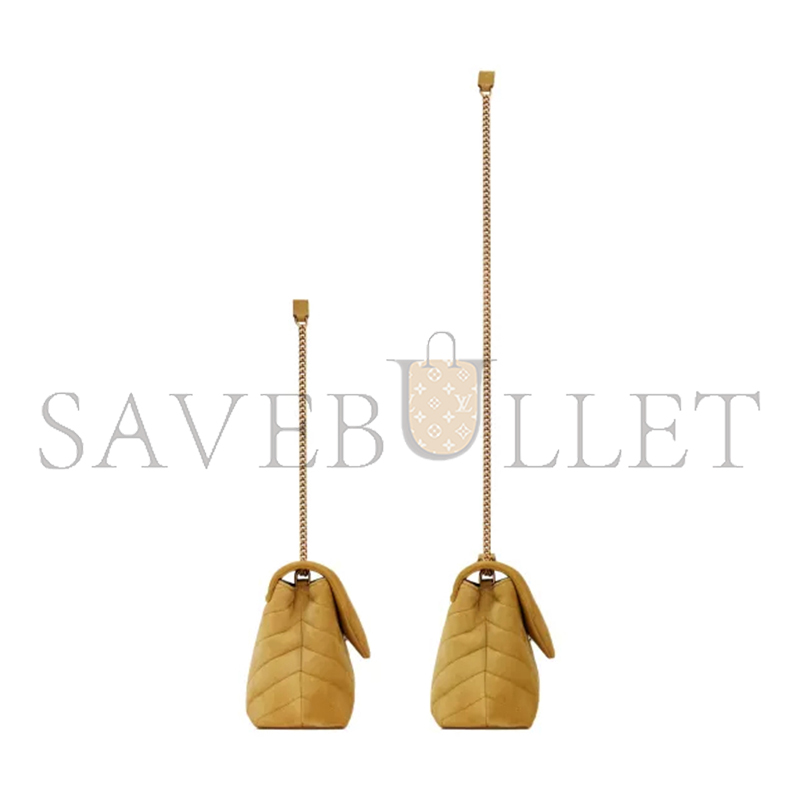 YSL LOULOU SMALL IN QUILTED SUEDE 4946991U8677314 (23*17*9cm)