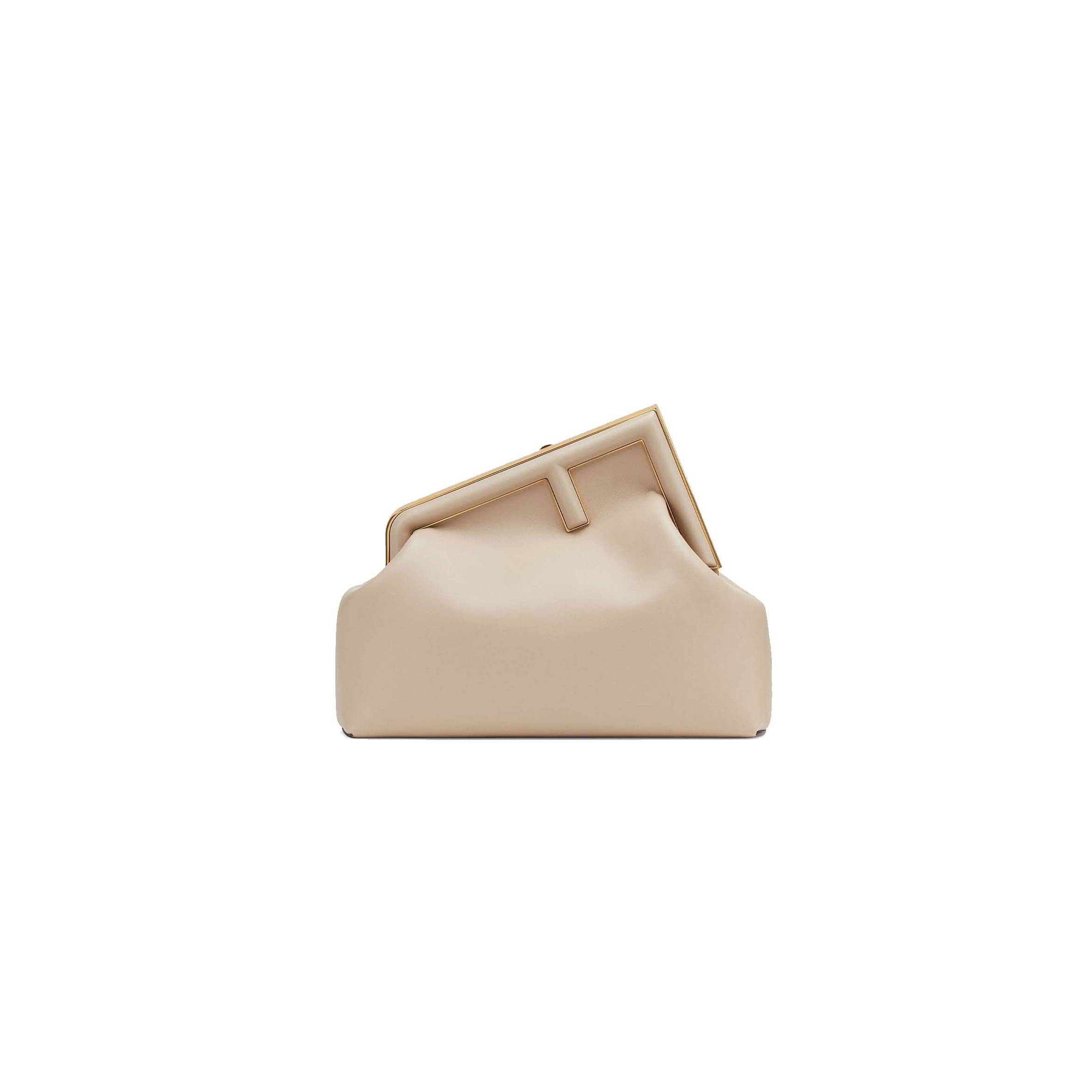 FENDI FIRST MEDIUM - BEIGE LEATHER BAG 8BP127ABVEF19PN (32.5*23.5*15cm) FENDI FIRST MEDIUM - BEIGE LEATHER BAG 8BP127ABVEF19PN (32.5*23.5*15cm)