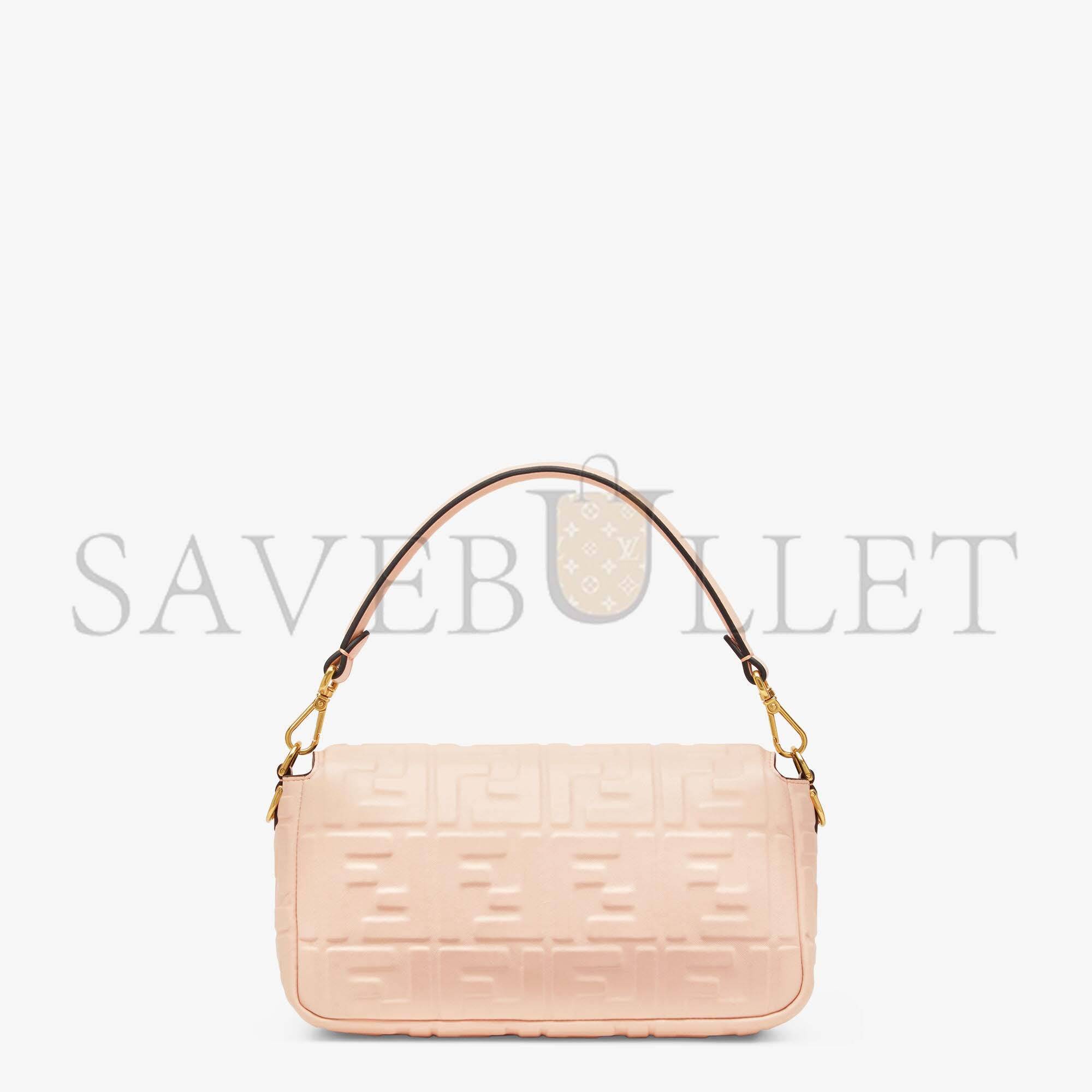FENDI BAGUETTE - PALE PINK NAPPA LEATHER BAG 8BR600A72VF171M (27*15*6cm) FENDI BAGUETTE - PALE PINK NAPPA LEATHER BAG 8BR600A72VF171M (27*15*6cm)