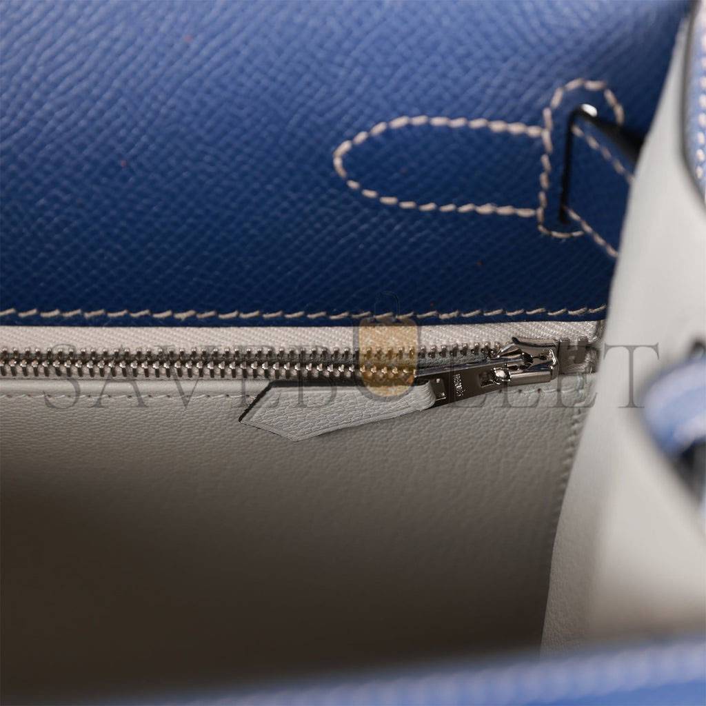 HERMES SPECIAL ORDER (HSS) KELLY SELLIER 28 BLEU INDIGO EPSOM PALLADIUM HARDWARE (28*22*10cm) HERMES SPECIAL ORDER (HSS) KELLY SELLIER 28 BLEU INDIGO EPSOM PALLADIUM HARDWARE (28*22*10cm)