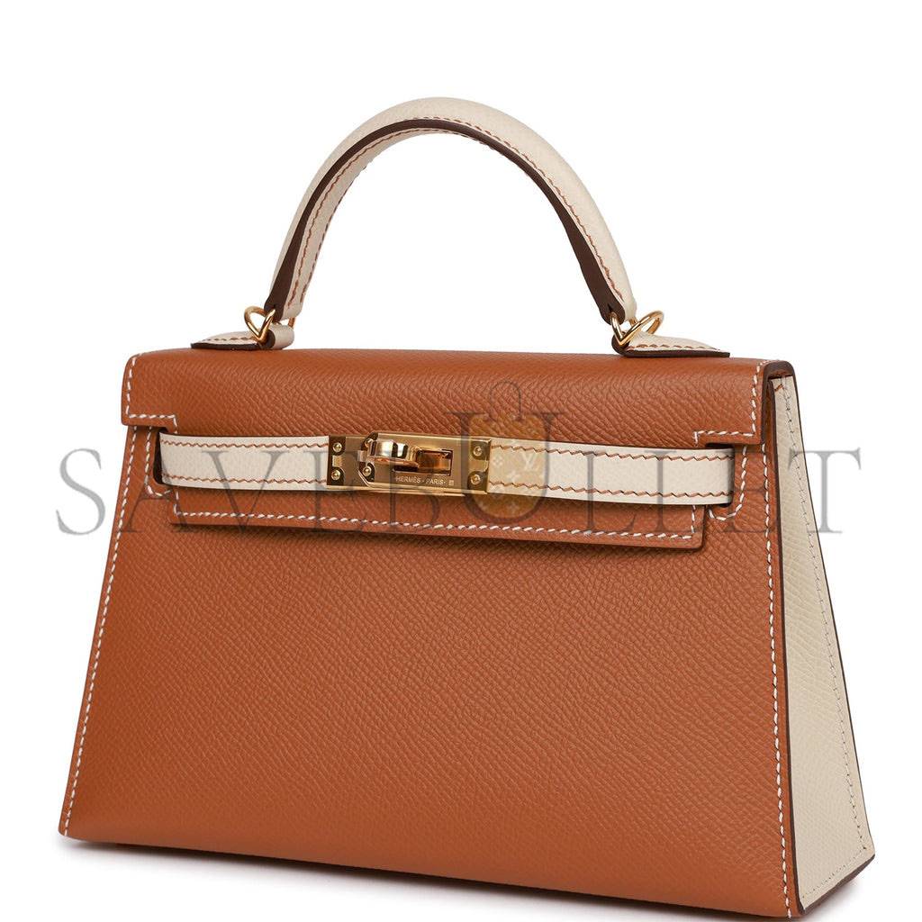 HERMES SPECIAL ORDER (HSS) KELLY MINI SELLIER 20 GOLD AND CRAIE EPSOM GOLD HARDWARE (19*12*5.5cm) HERMES SPECIAL ORDER (HSS) KELLY MINI SELLIER 20 GOLD AND CRAIE EPSOM GOLD HARDWARE (19*12*5.5cm)