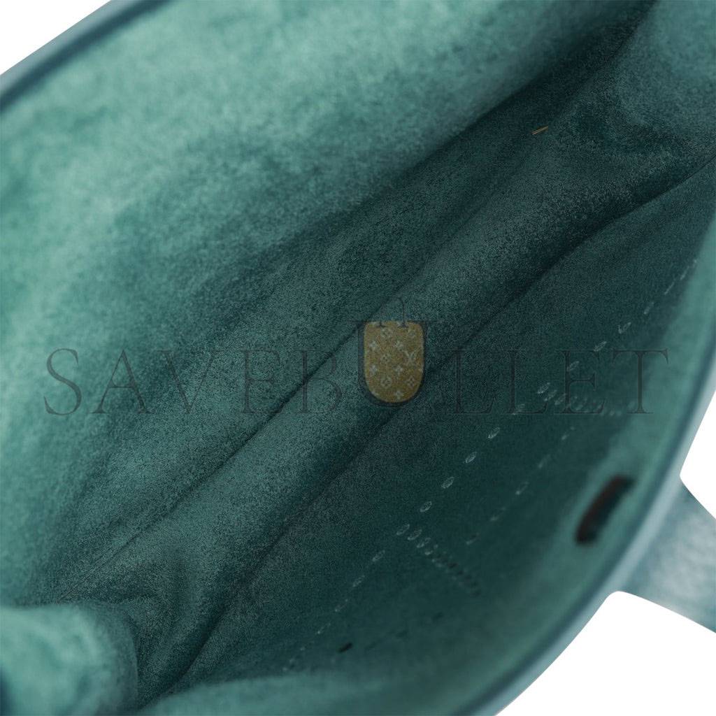 HERMES EVELYNE III PM VERT CYPRESS CLEMENCE GOLD HARDWARE (29*30*7cm) HERMES EVELYNE III PM VERT CYPRESS CLEMENCE GOLD HARDWARE (29*30*7cm)