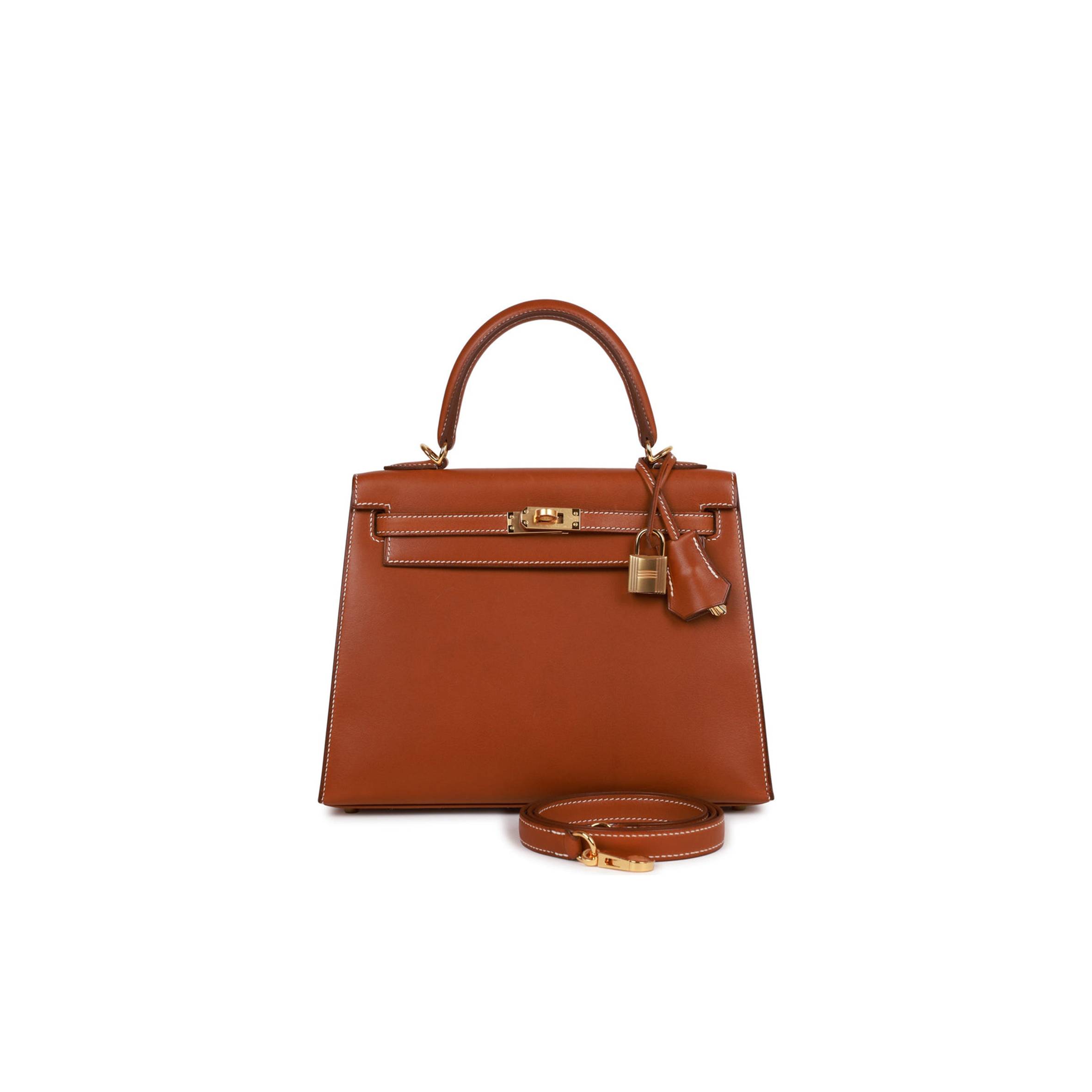 HERMES KELLY SELLIER 25 FAUVE BARENIA GOLD HARDWARE (25*17*7cm) HERMES KELLY SELLIER 25 FAUVE BARENIA GOLD HARDWARE (25*17*7cm)