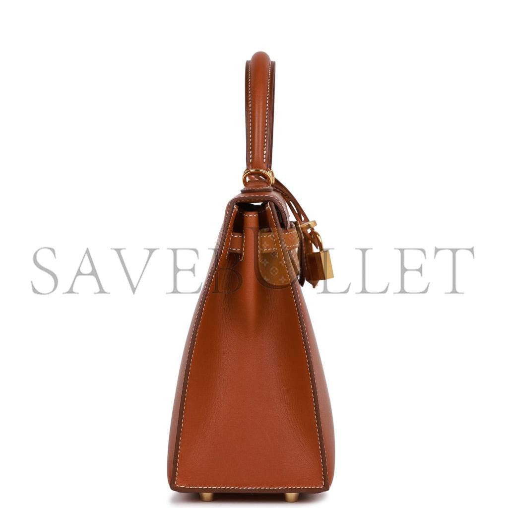 HERMES KELLY SELLIER 25 FAUVE BARENIA GOLD HARDWARE (25*17*7cm) HERMES KELLY SELLIER 25 FAUVE BARENIA GOLD HARDWARE (25*17*7cm)