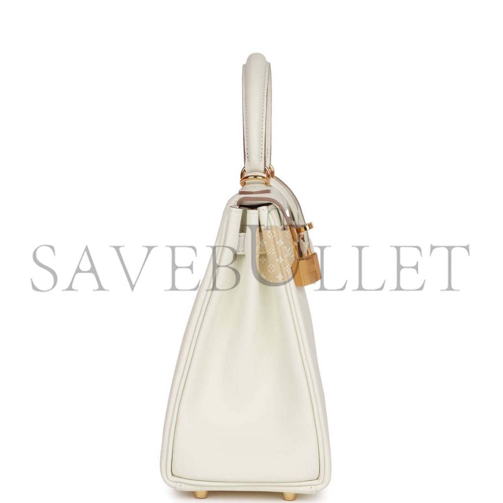 HERMES KELLY RETOURNE 25 MUSHROOM SWIFT GOLD HARDWARE HANDMADE (25*17*7cm) HERMES KELLY RETOURNE 25 MUSHROOM SWIFT GOLD HARDWARE HANDMADE (25*17*7cm)