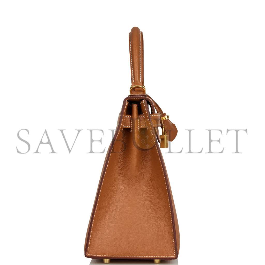 HERMES KELLY SELLIER 28 GOLD MADAME GOLD HARDWARE (28*22*10cm) HERMES KELLY SELLIER 28 GOLD MADAME GOLD HARDWARE (28*22*10cm)