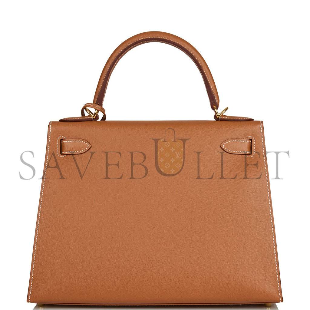 HERMES KELLY SELLIER 28 GOLD MADAME GOLD HARDWARE (28*22*10cm) HERMES KELLY SELLIER 28 GOLD MADAME GOLD HARDWARE (28*22*10cm)