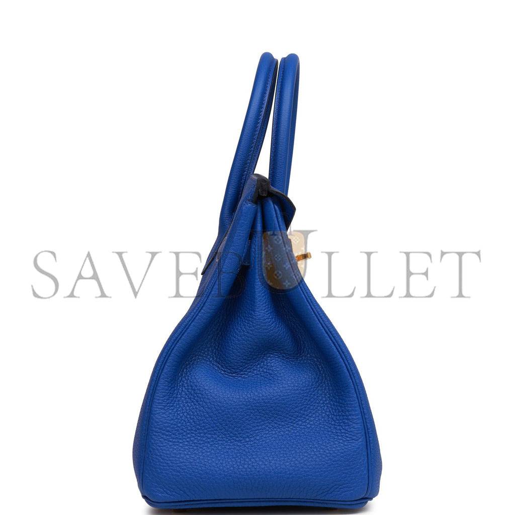 HERMES BIRKIN 30 BLEU ROYAL TOGO GOLD HARDWARE (30cm) HERMES BIRKIN 30 BLEU ROYAL TOGO GOLD HARDWARE (30cm)