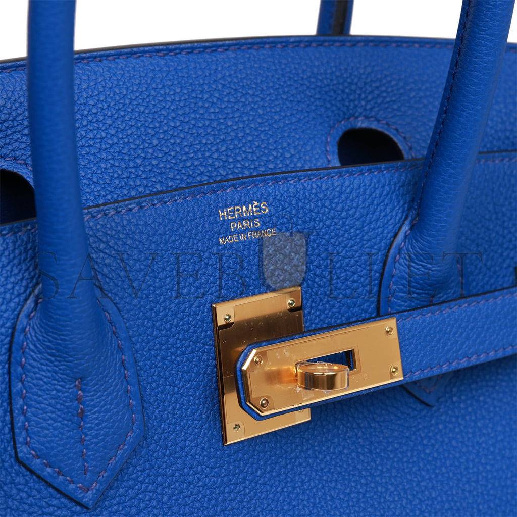 HERMES BIRKIN 30 BLEU ROYAL TOGO GOLD HARDWARE (30cm) HERMES BIRKIN 30 BLEU ROYAL TOGO GOLD HARDWARE (30cm)