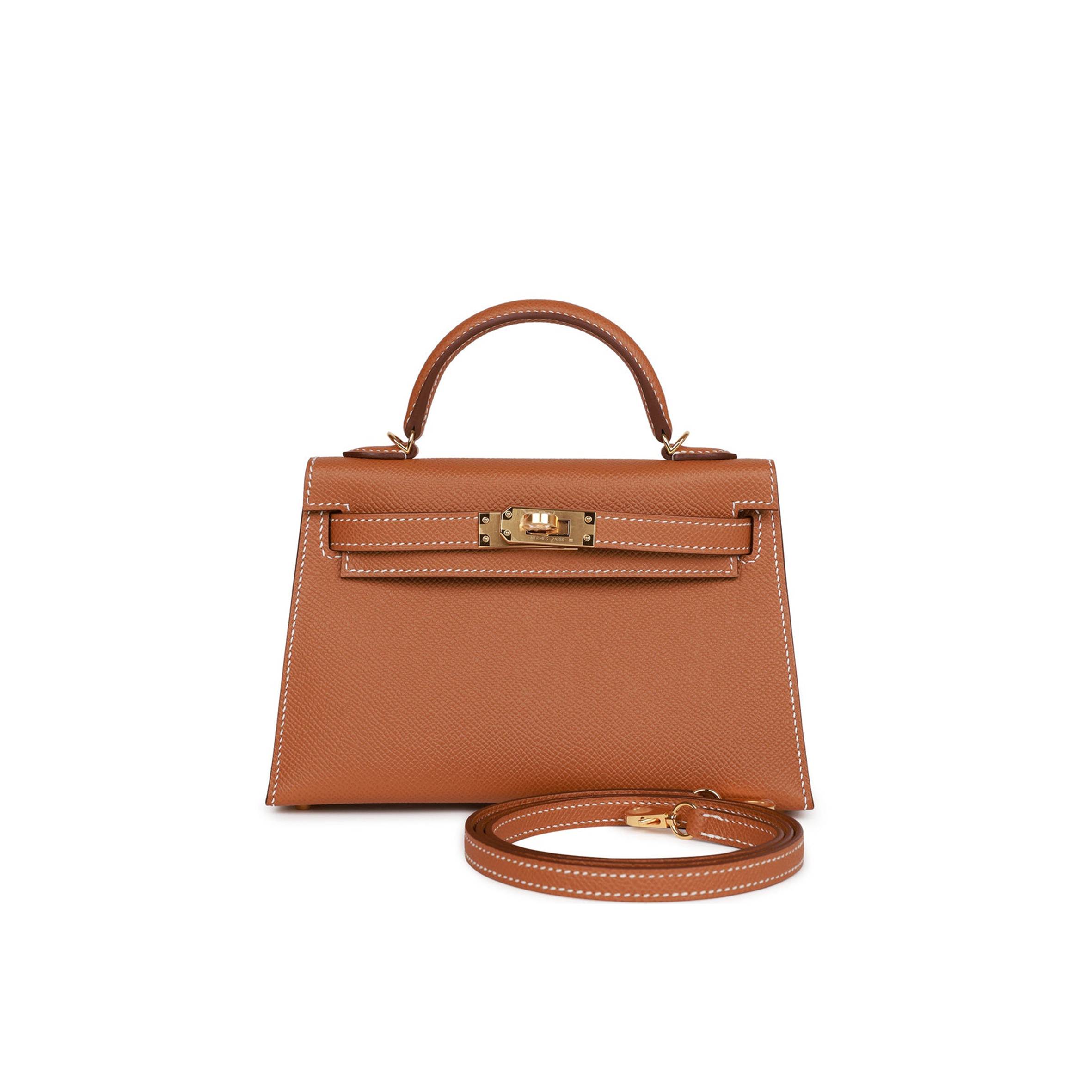 HERMES MINI KELLY SELLIER 20 GOLD EPSOM GOLD HARDWARE 39848783642718(19*12*5.5cm) HERMES MINI KELLY SELLIER 20 GOLD EPSOM GOLD HARDWARE 39848783642718(19*12*5.5cm)
