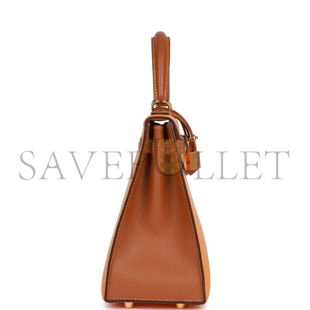 HERMES SPECIAL ORDER (HSS) KELLY SELLIER 25 JAUNE AMBRE AND GOLD EPSOM GOLD HARDWARE HANDMADE (25*17*7cm) HERMES SPECIAL ORDER (HSS) KELLY SELLIER 25 JAUNE AMBRE AND GOLD EPSOM GOLD HARDWARE HANDMADE (25*17*7cm)