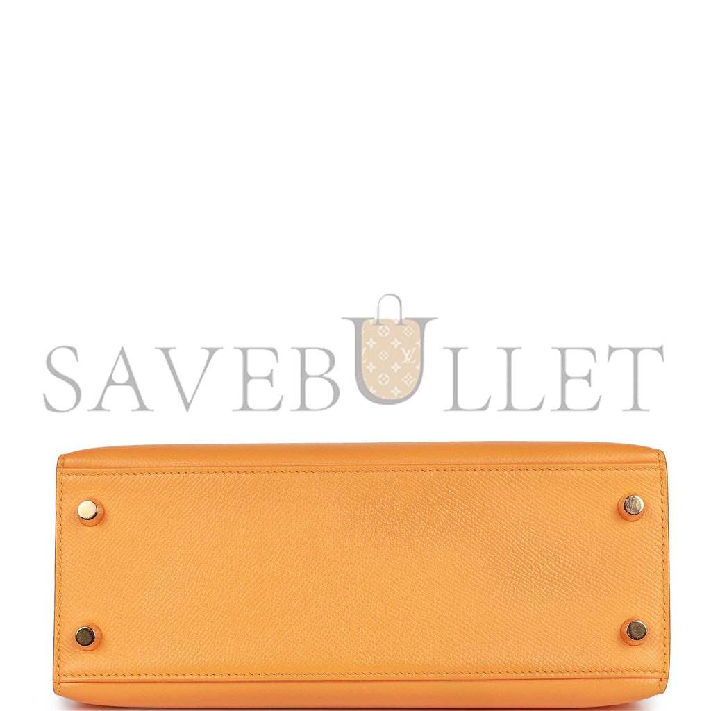 HERMES SPECIAL ORDER (HSS) KELLY SELLIER 25 JAUNE AMBRE AND GOLD EPSOM GOLD HARDWARE HANDMADE (25*17*7cm) HERMES SPECIAL ORDER (HSS) KELLY SELLIER 25 JAUNE AMBRE AND GOLD EPSOM GOLD HARDWARE HANDMADE (25*17*7cm)