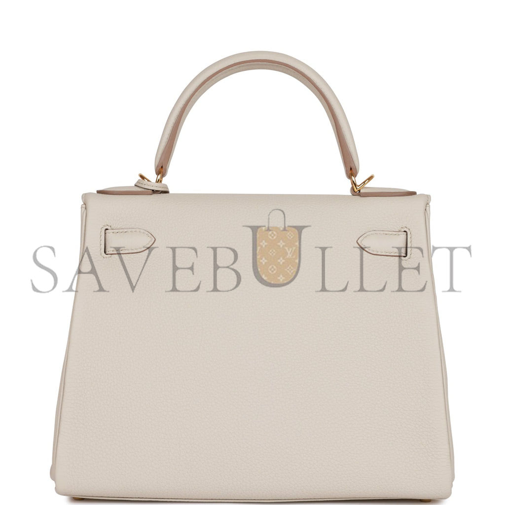 HERMES KELLY RETOURNE 28 BETON TOGO GOLD HARDWARE (28*22*10cm) HERMES KELLY RETOURNE 28 BETON TOGO GOLD HARDWARE (28*22*10cm)