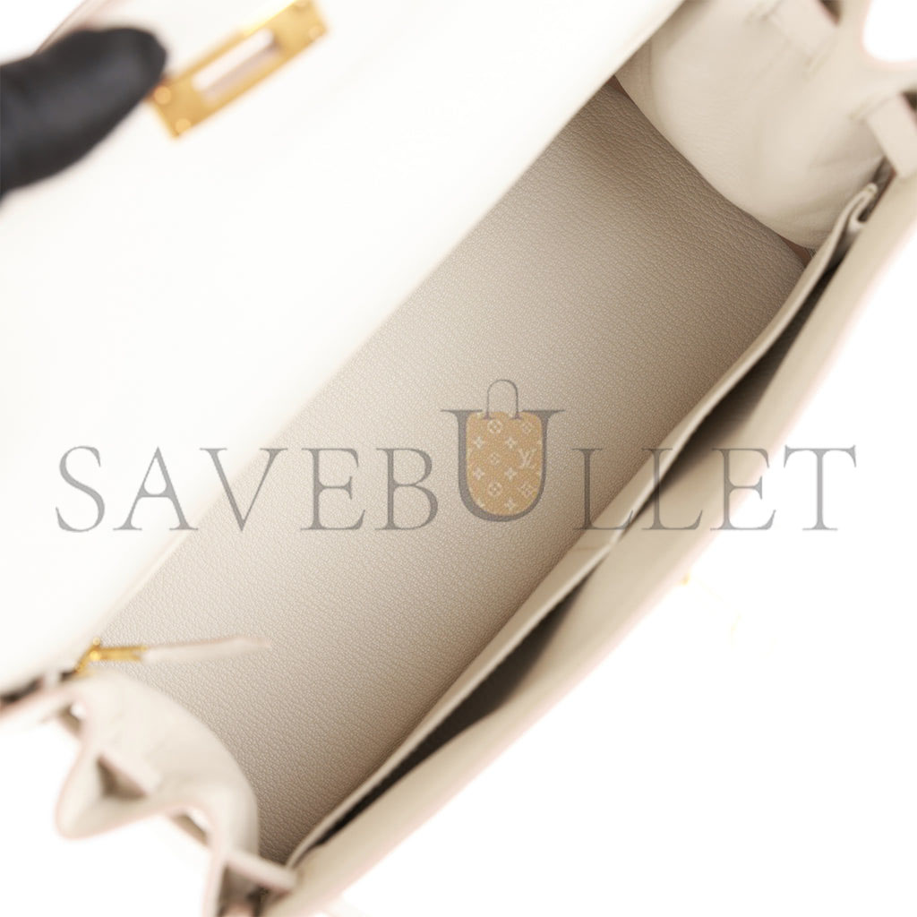 HERMES KELLY RETOURNE 28 BETON TOGO GOLD HARDWARE (28*22*10cm) HERMES KELLY RETOURNE 28 BETON TOGO GOLD HARDWARE (28*22*10cm)