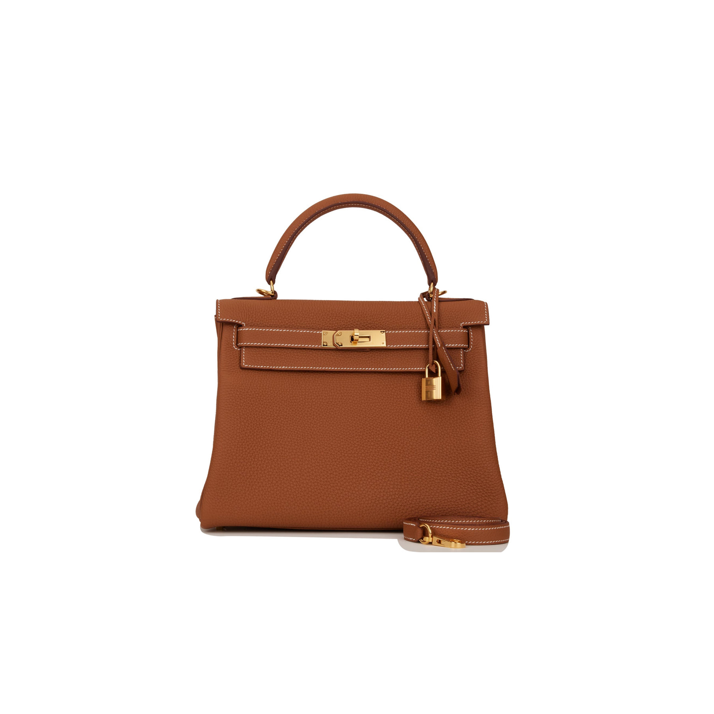 HERMES KELLY RETOURNE 28 GOLD TOGO GOLD HARDWARE (28*22*10cm) HERMES KELLY RETOURNE 28 GOLD TOGO GOLD HARDWARE (28*22*10cm)
