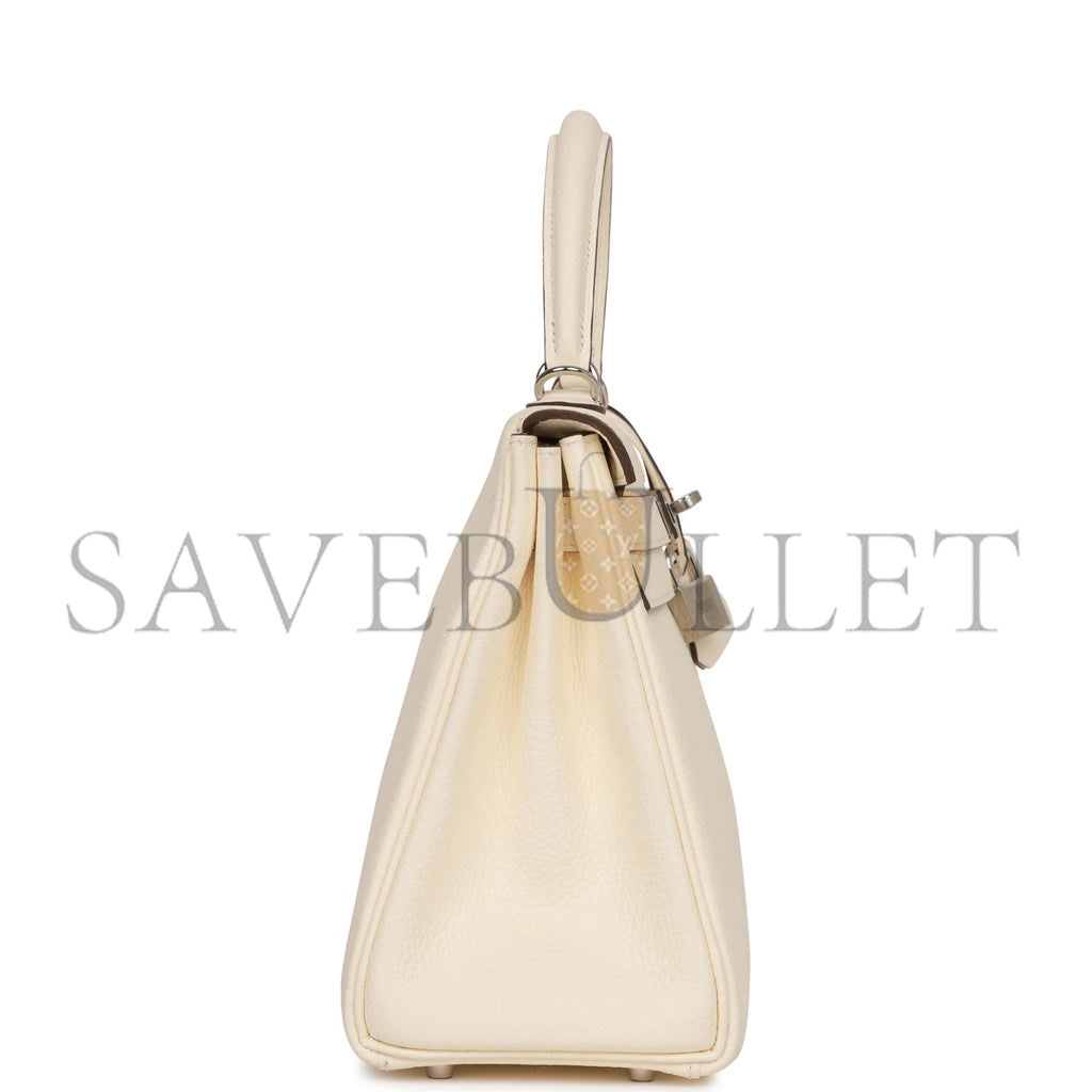 HERMES KELLY RETOURNE 28 NATA CLEMENCE PALLADIUM HARDWARE (28*22*10cm) HERMES KELLY RETOURNE 28 NATA CLEMENCE PALLADIUM HARDWARE (28*22*10cm)