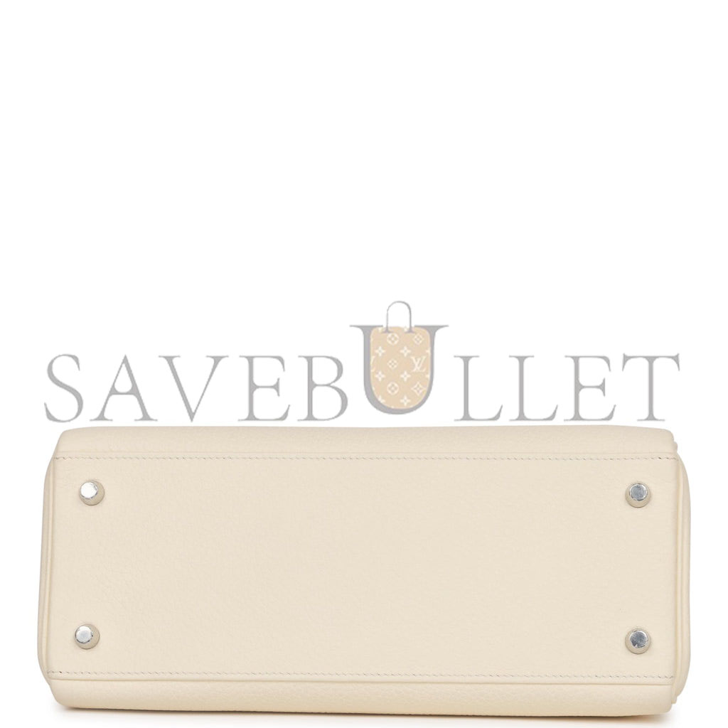 HERMES KELLY RETOURNE 28 NATA CLEMENCE PALLADIUM HARDWARE (28*22*10cm) HERMES KELLY RETOURNE 28 NATA CLEMENCE PALLADIUM HARDWARE (28*22*10cm)